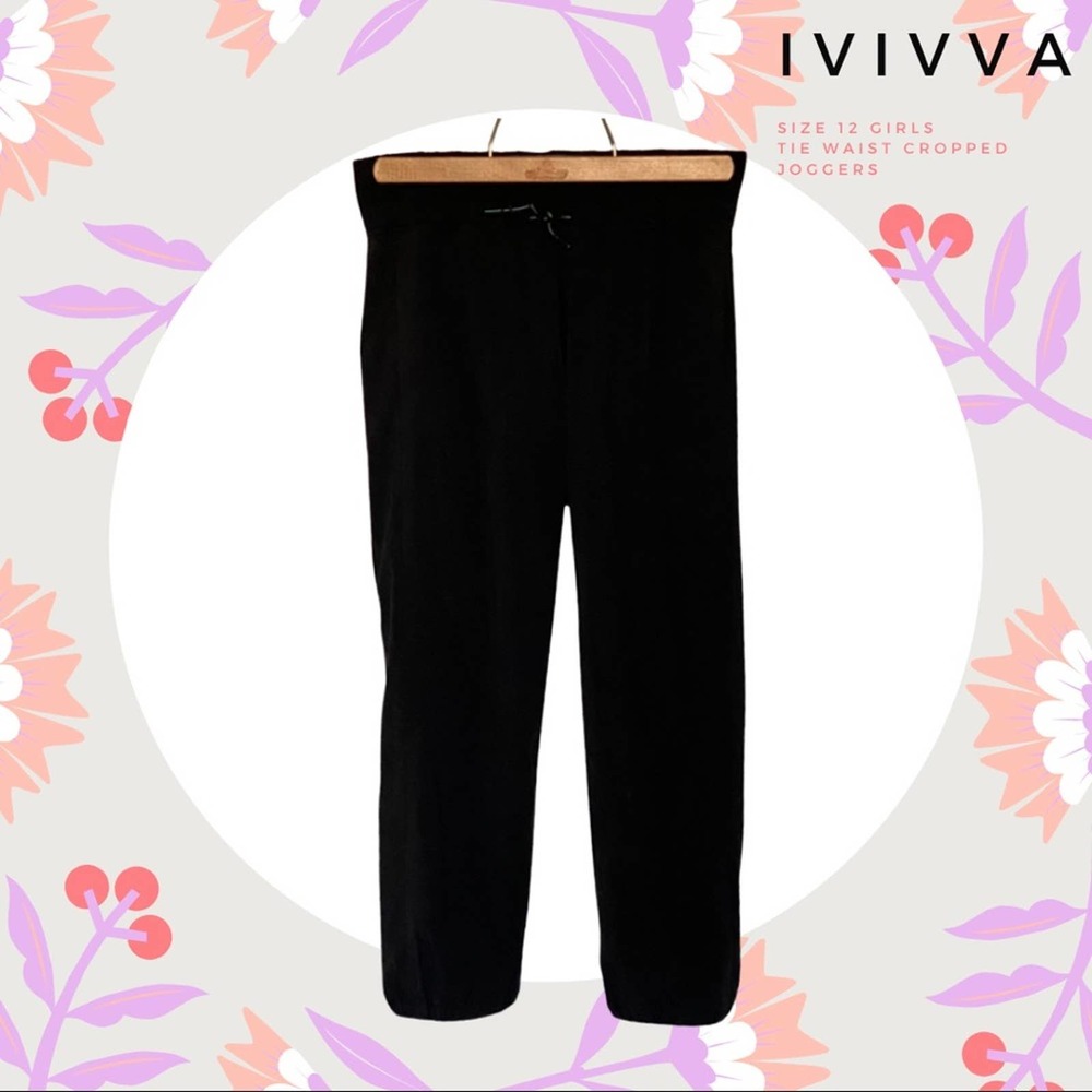 Ivivva Lululemon Athletica Black Leggings Joggers